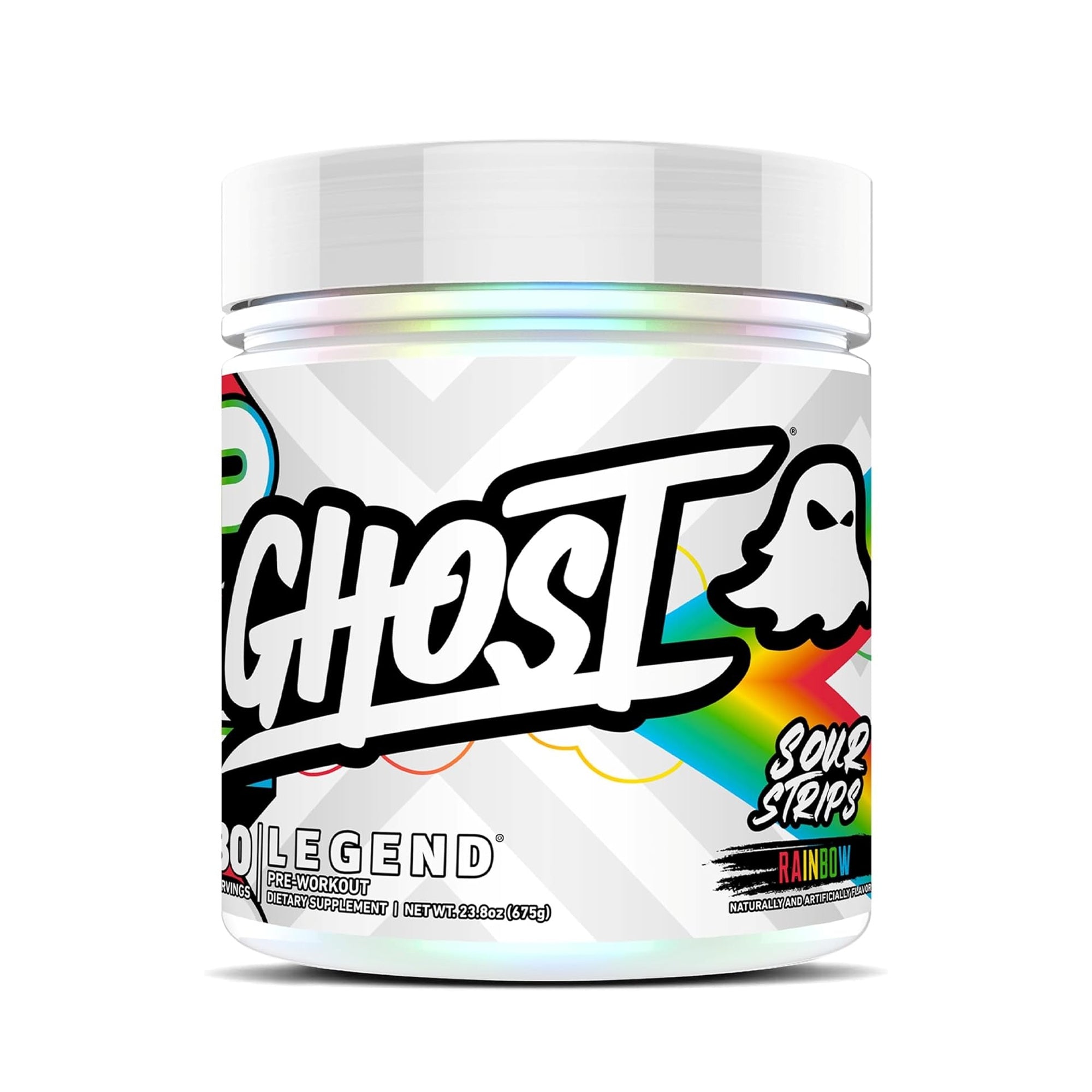 Ghost Legend مسحوق ما قبل التمرين، نكهة Sour Strips - 30 حصة