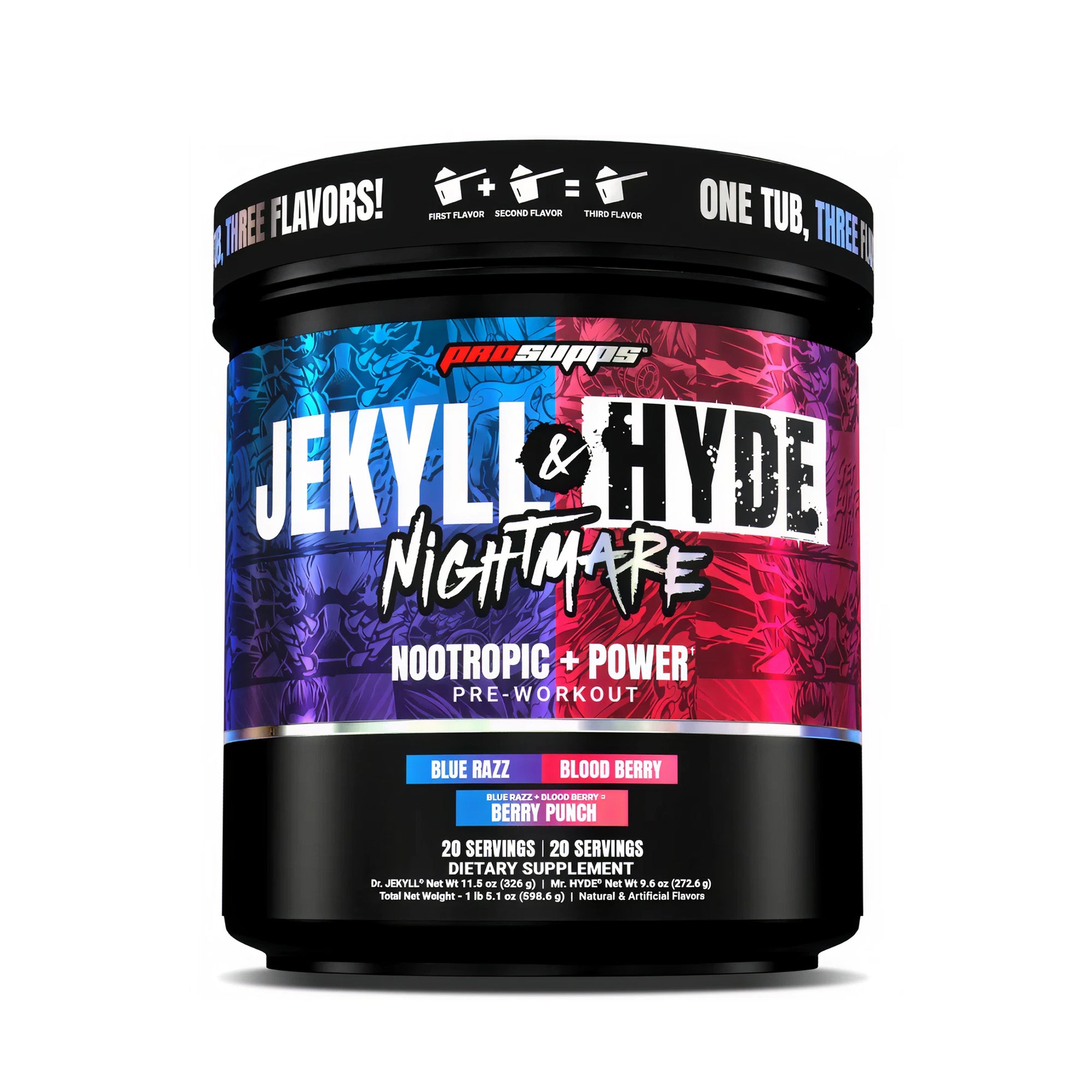 Prosupps Jekyll & Hyde Nightmare Nootropic + Power Pre-Workout