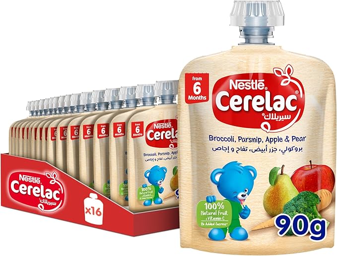 Cerelac Puree Apple pear Broccoli Parsnip 90g