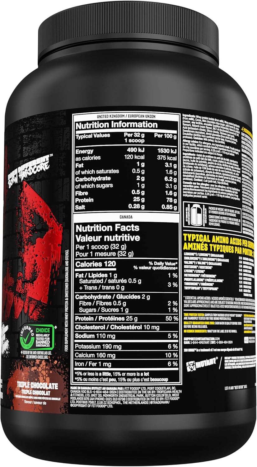 شيك بروتين مصل اللبن المعزول Mutant ISO SURGE Gourmet