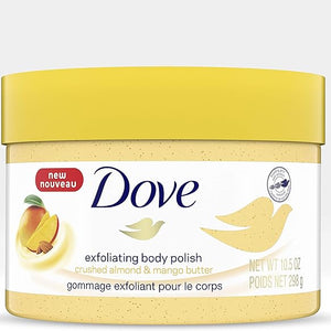 مقشر الجسم من دوف – اللوز المطحون وزبدة المانجو 298 غرام