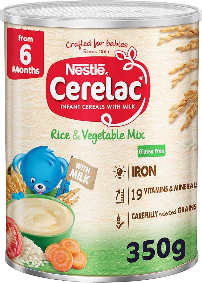 Cerelac Rice and 4 Vegetable mix 350g
