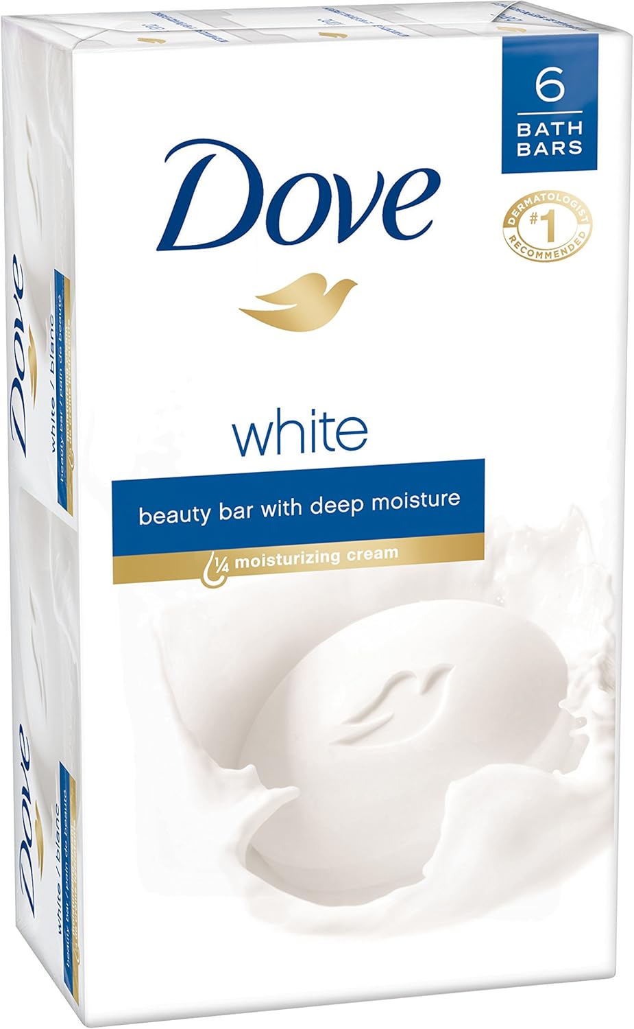 Dove Beauty Bar White (6 Pack) (637g)