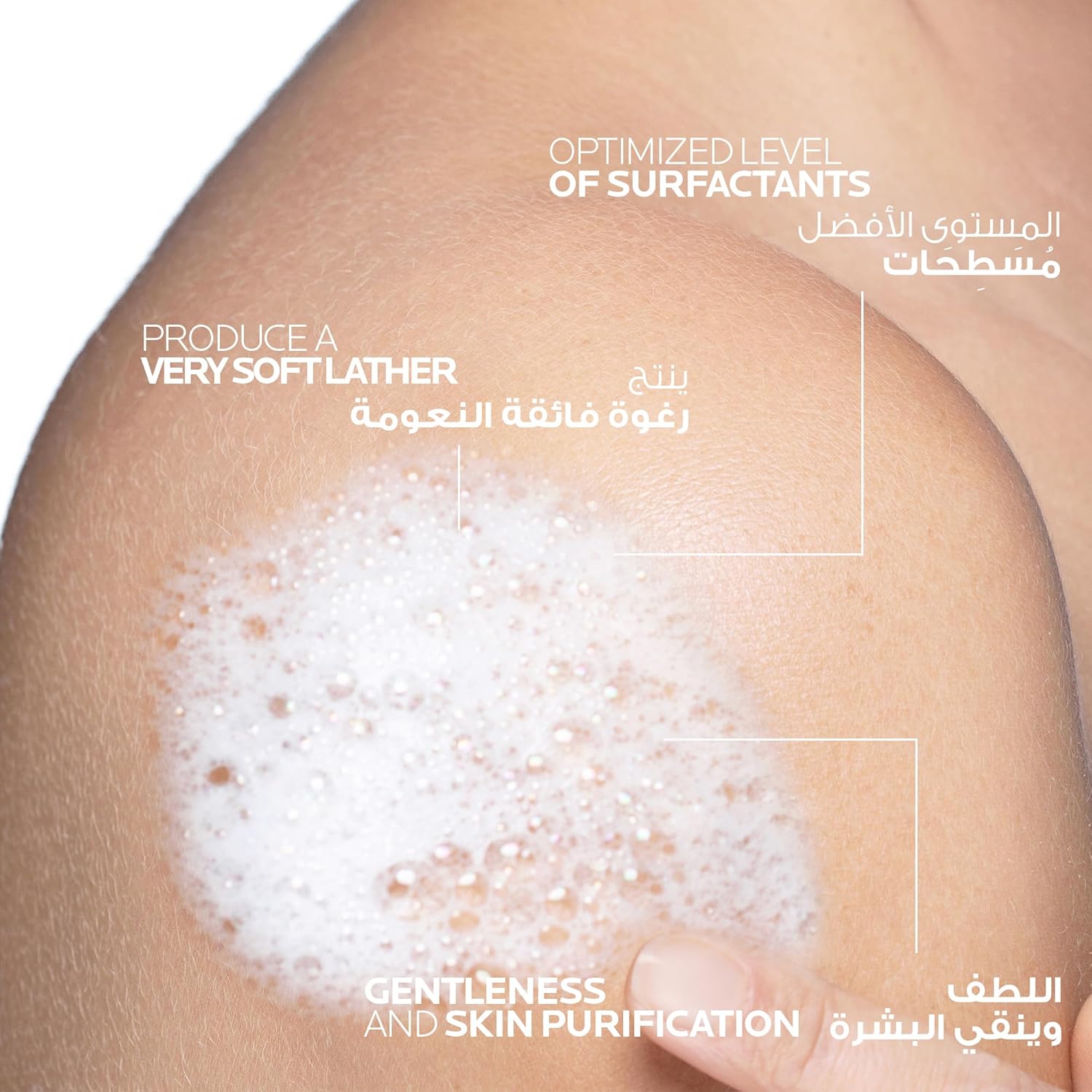 La Roche-Posay Lipikar Syndet AP+ Body Wash for Eczema Skin - 400ml