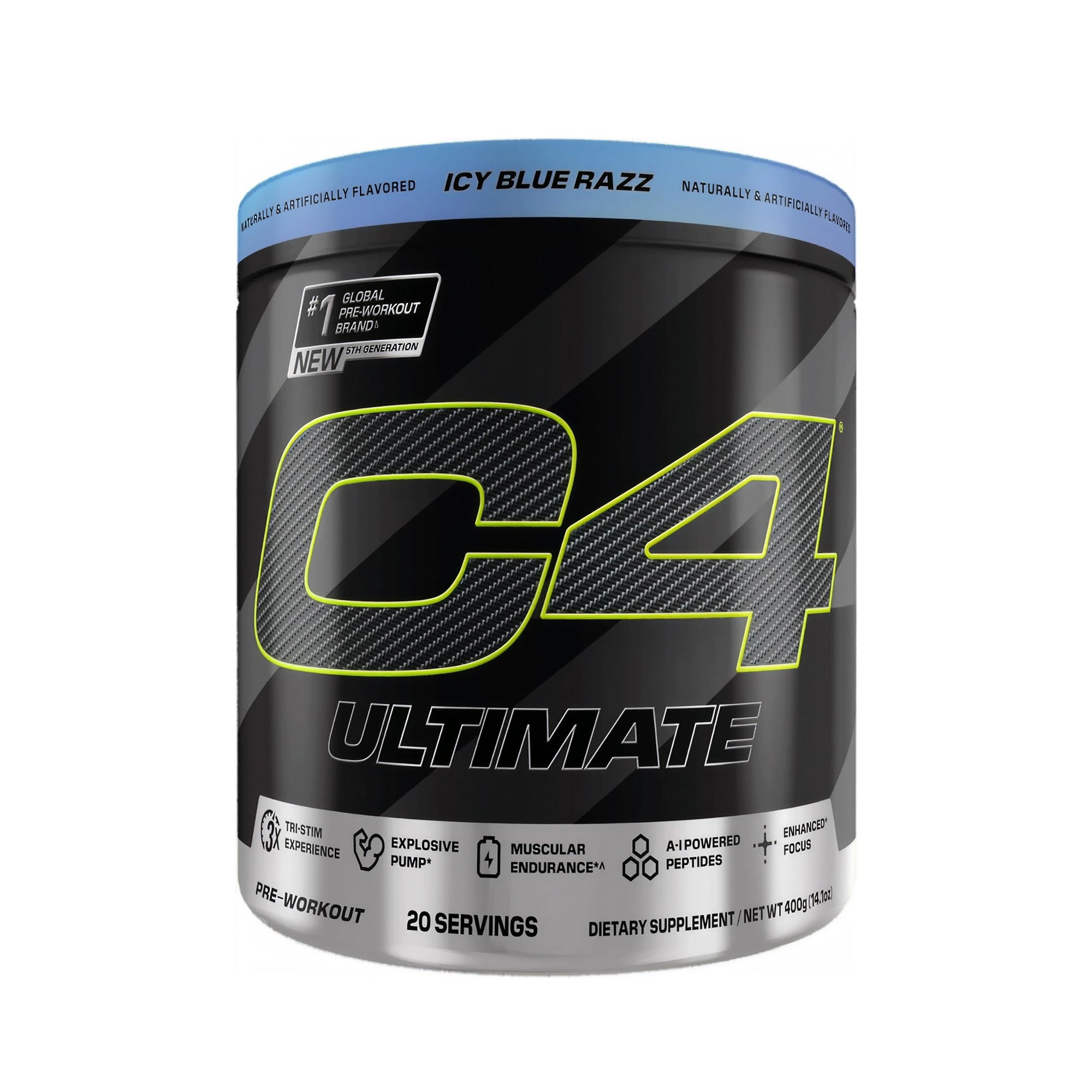 C4 Ultimate مشروب ما قبل التمرين بنكهة آيسي بلو راز 20 حصة