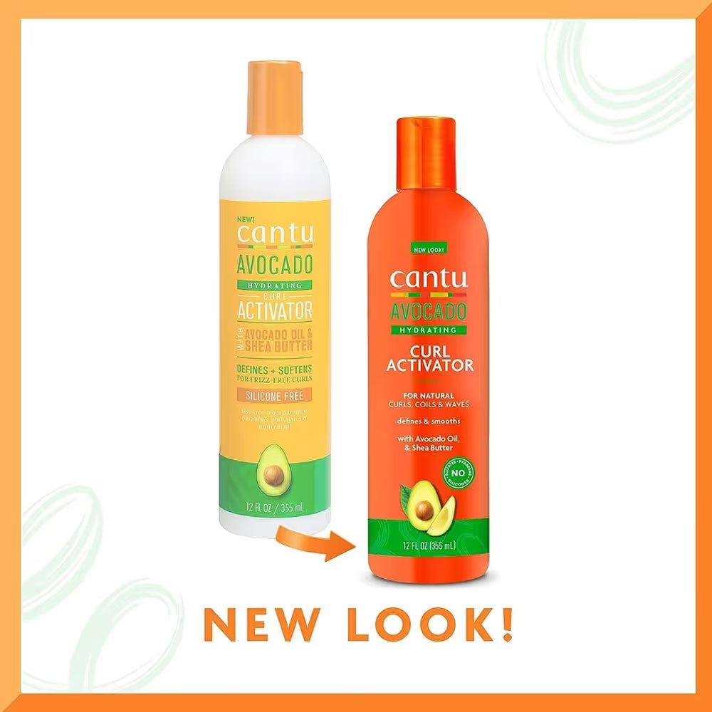 Cantu Hair Cream Avocado Hydrating Curl Activator 355ml