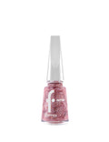 Flormar Glitter Nail Enamel  39 Red In Silver