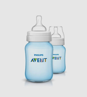 Philips Avent CLASSIC PLUS BOTTLE BLUE 260ML X2