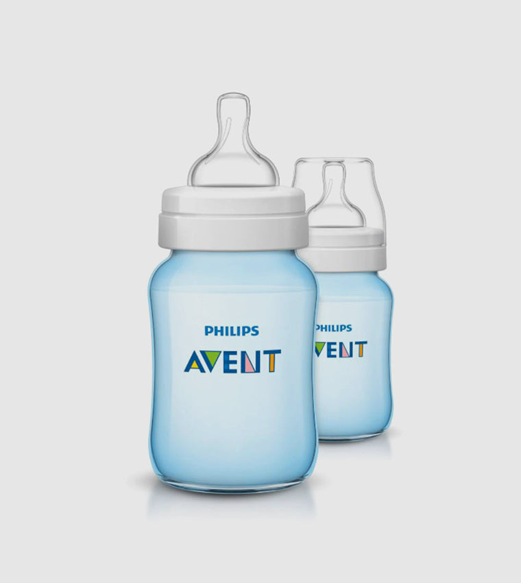 Philips Avent CLASSIC PLUS BOTTLE BLUE 260ML X2