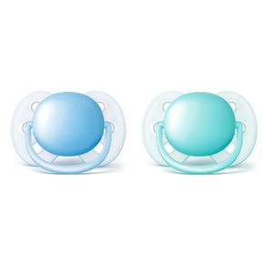 Philips Avent SOFT STHR SIL 0-6M BOY X2