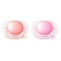 Philips Avent SOFT STHR SIL 0-6M GIRL X2