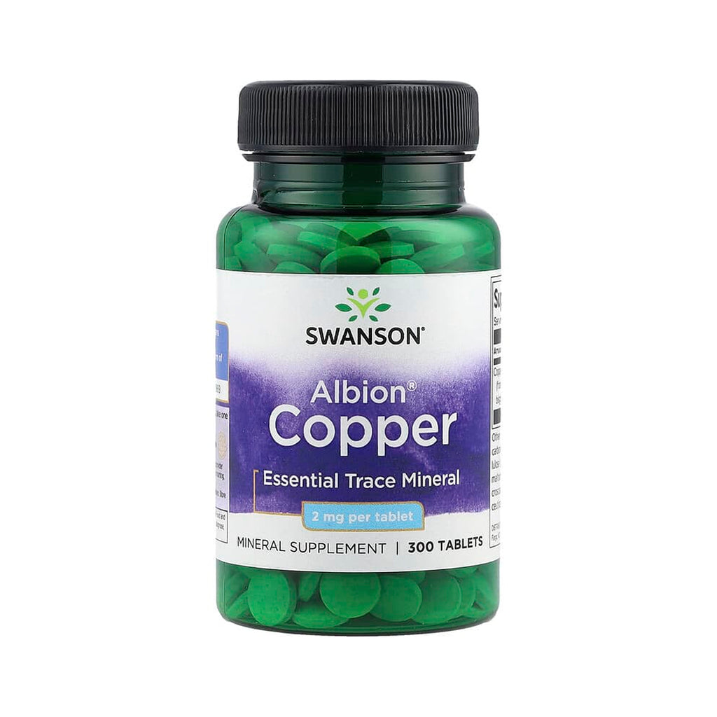 Swanson Albion النحاس 2 ملغ - 300 قرص
