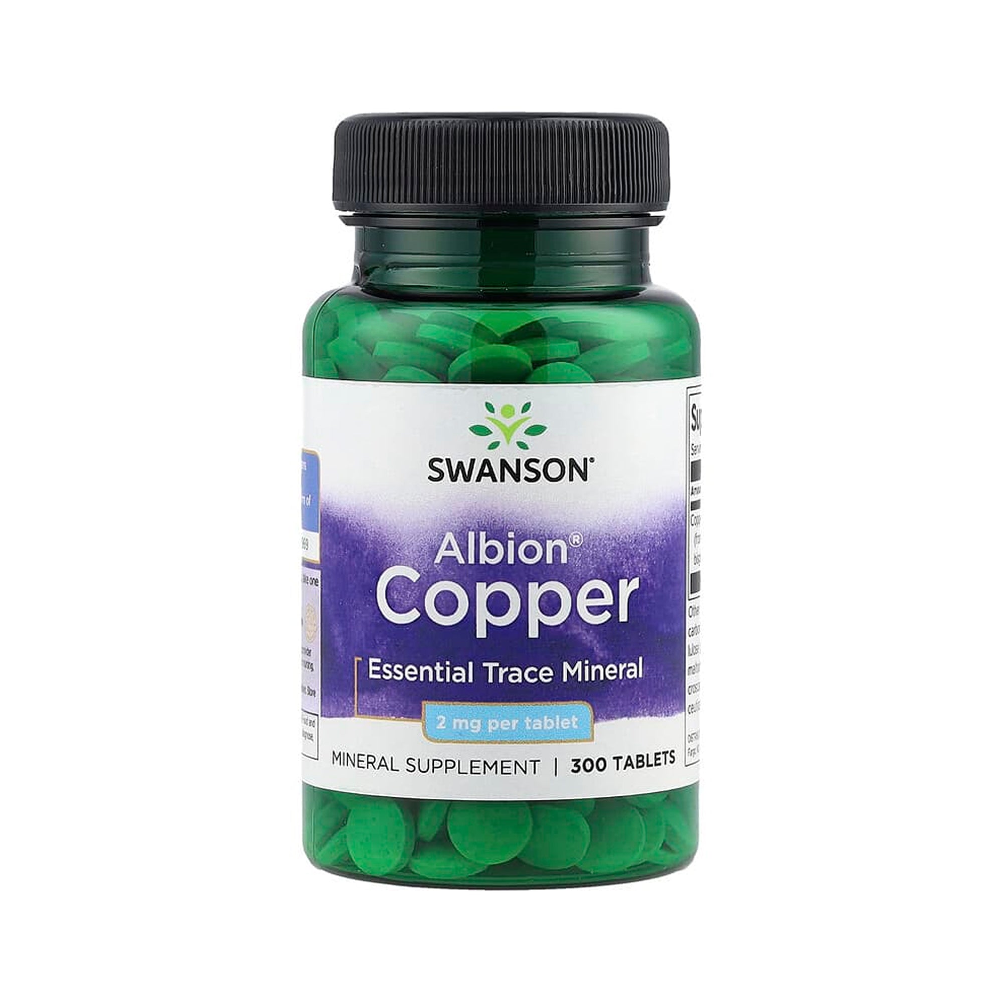 Swanson Albion Copper 2 mg - 300 Tabs
