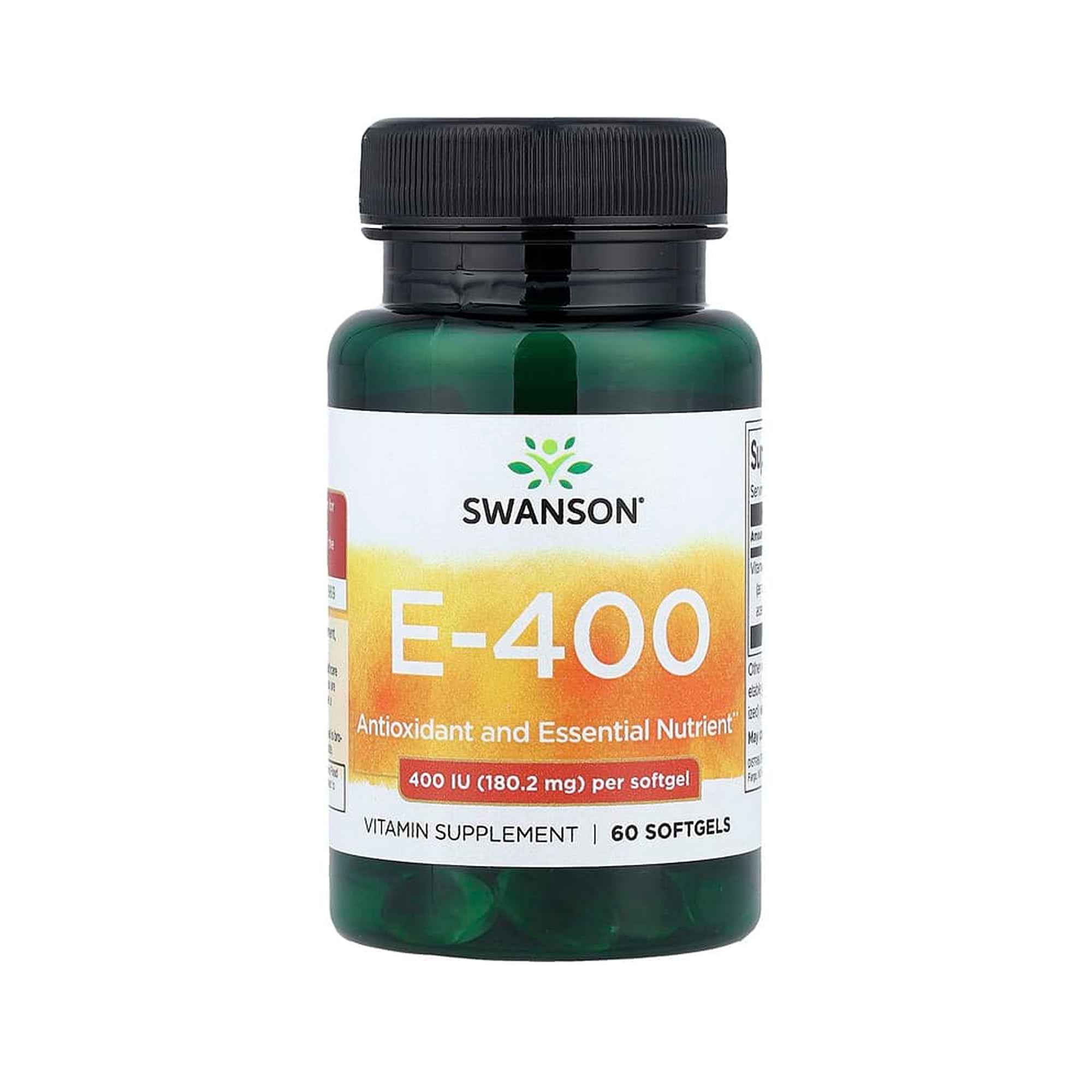 Swanson E-400 400 IU (180.2 mg) - 60 Softgels