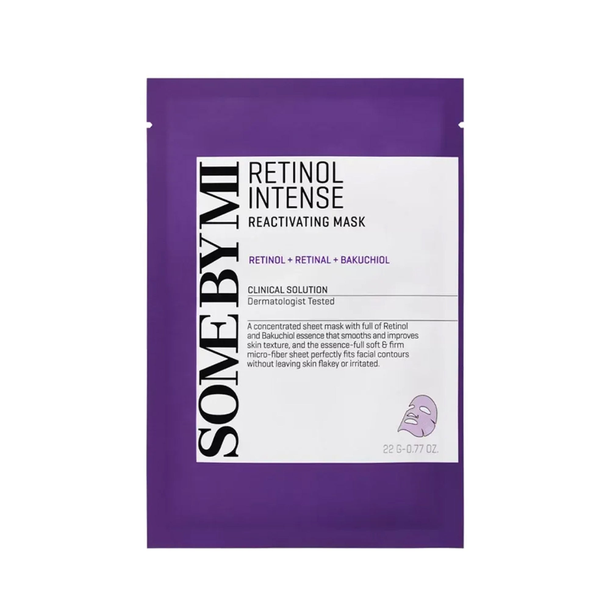 Some By Mi - Retinol Intense Reactivating Sheet Mask – 1pc