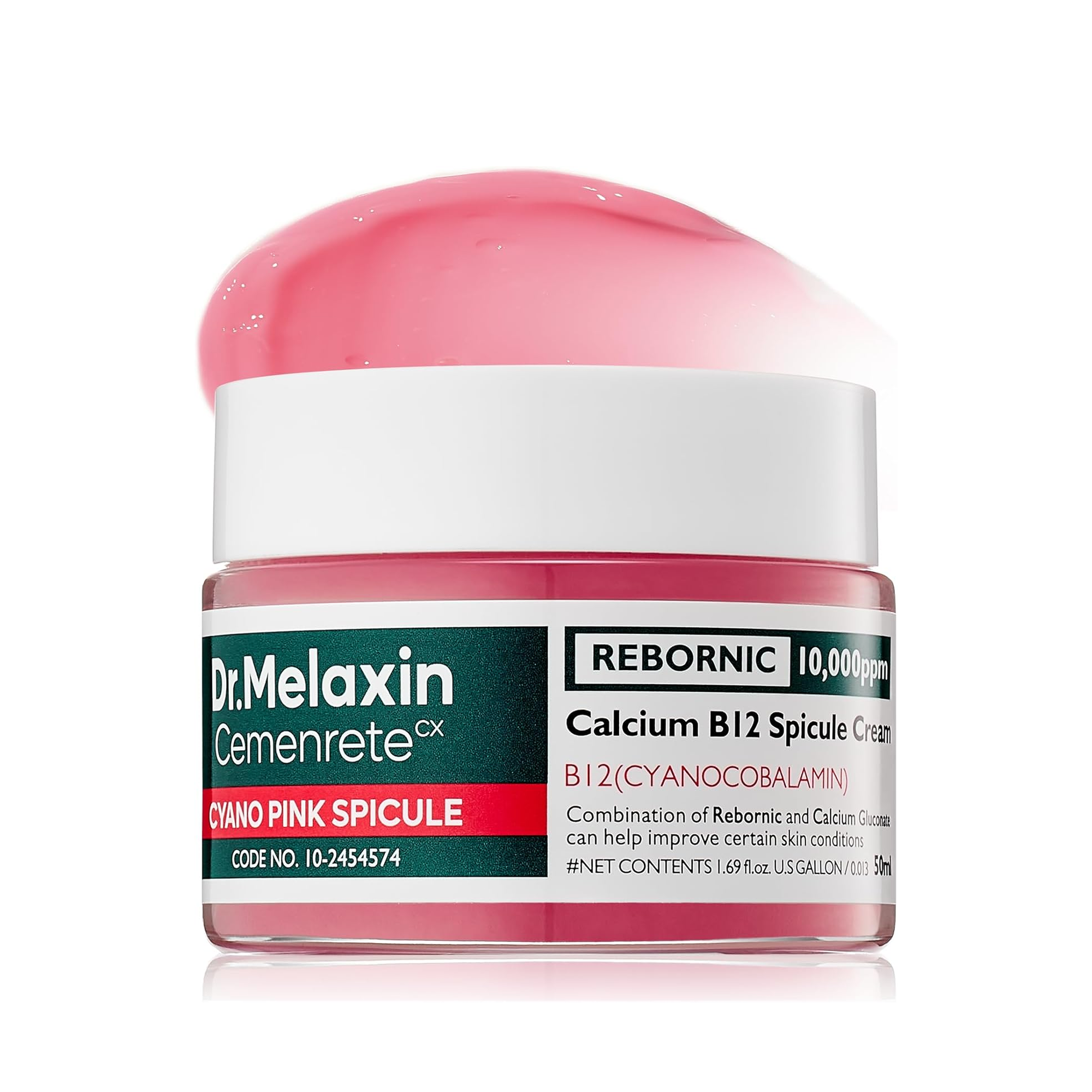 Dr. Melaxin Cemenrete CX Cyano Pink Calcium B12 Spicule Cream - 50ml