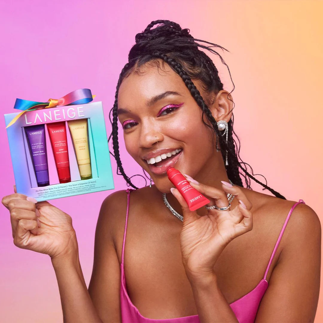 Laneige On-The-Glow Lip Balm Trio Set