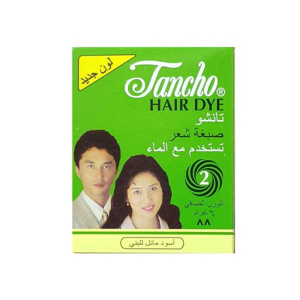 مسحوق صبغة الشعر تانشو 6 جرام أسود بني