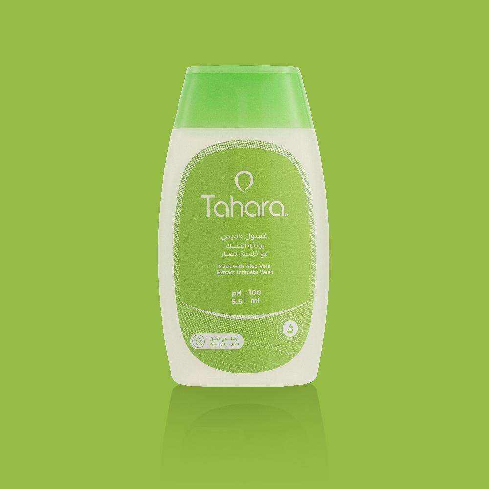 غسول نسائي 100 مل برائحة المسك مع خلاصة الصبار