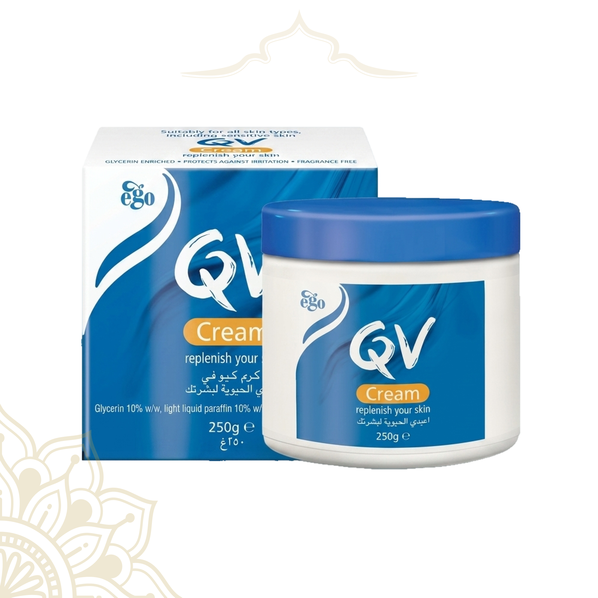 كريم QV المرطب لجميع أنواع البشرة