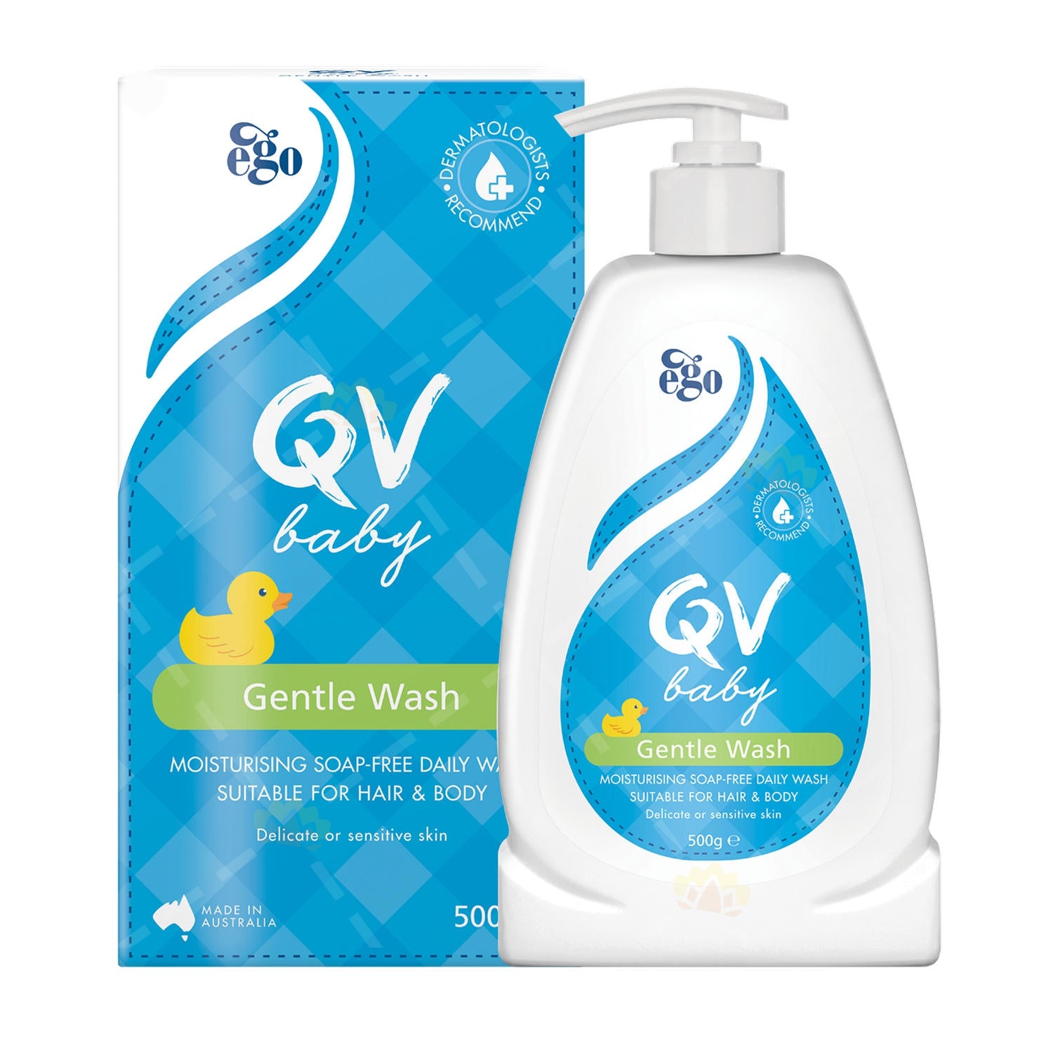 QV Baby Gentle Wash for Body & Hair (Soap-Free) 500 ml 