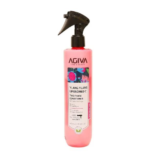 Agiva hair heat protection spray 400ml up to 230 with keratin