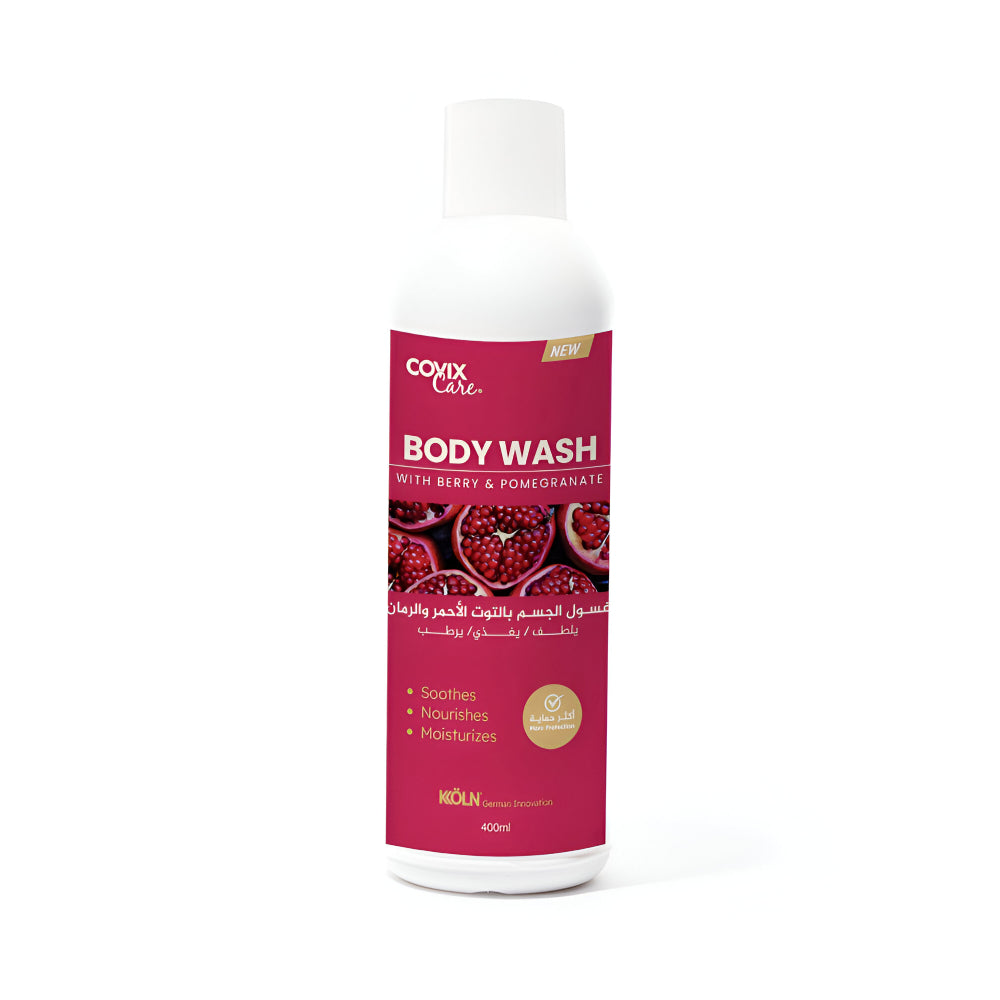 Covix Care Body Wash 400ml With Red Berries And Pomegranate