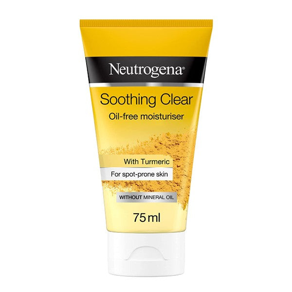 Neutrogena soothing clear moisturiser cream with turmeric 75 ml