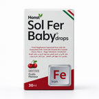 Honst Sol Fer Baby Drops with Liposomal Iron, Folic Acid & Vitamin B12 – 30ml
