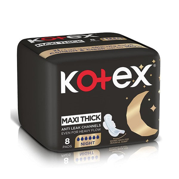 Kotex pads 8pads maxi thik night with wings