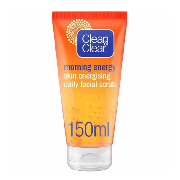 Clean & clear face scrub 150ml morning energy with mandarin extract