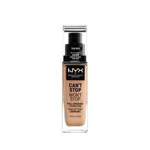 NYX Foundation 30ml Can'T Stop Won'T Stop 08 True Beige