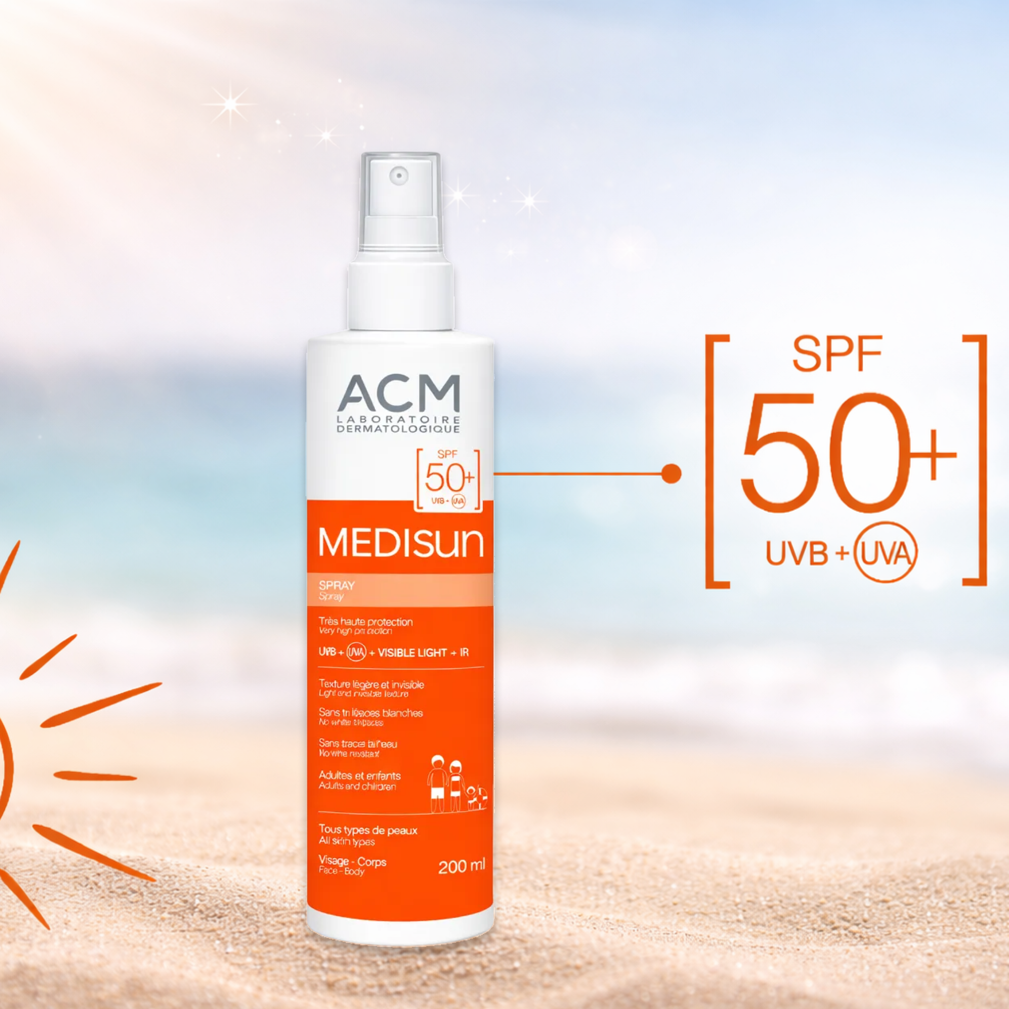 بخاخ واقي من الشمس ACM Medisun SPF