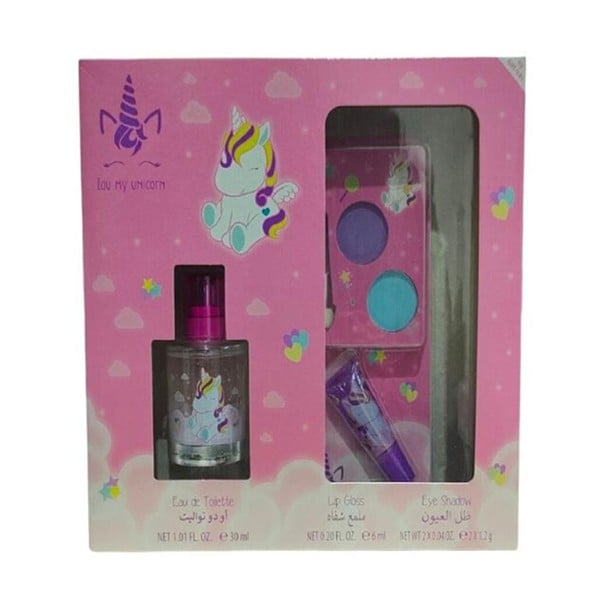 Eau My Unicorn Baby Gift Set Eau De toilette 30 Ml + Lip Gloss + Eye Shadow