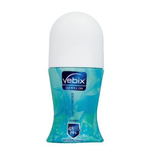 Vebix Deodorant Roll On 50ml Soft Powder