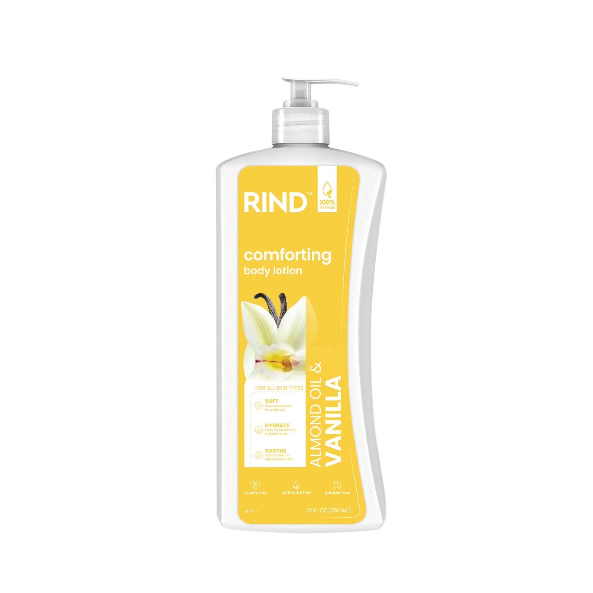 كريم RIND Body – مرطب يومي مرطب لجميع أنواع البشرة، 650 مل