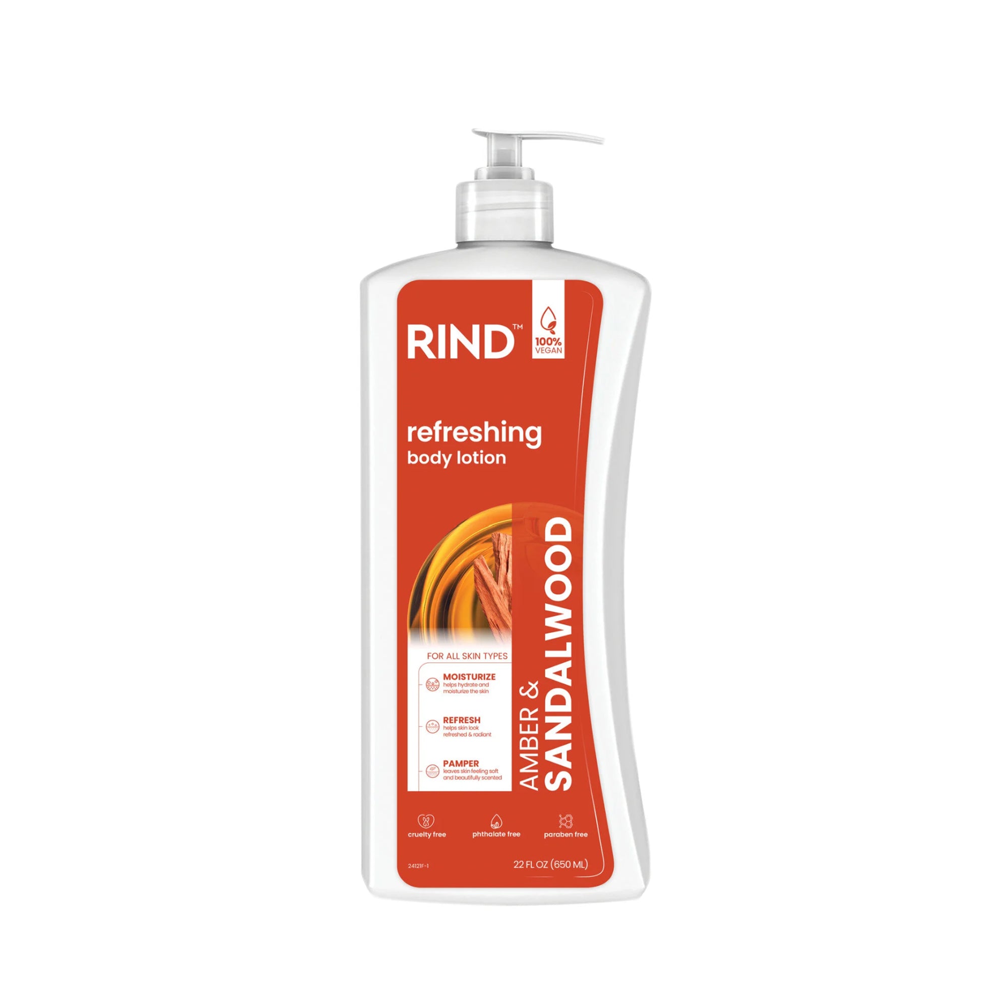 كريم RIND Body – مرطب يومي مرطب لجميع أنواع البشرة، 650 مل