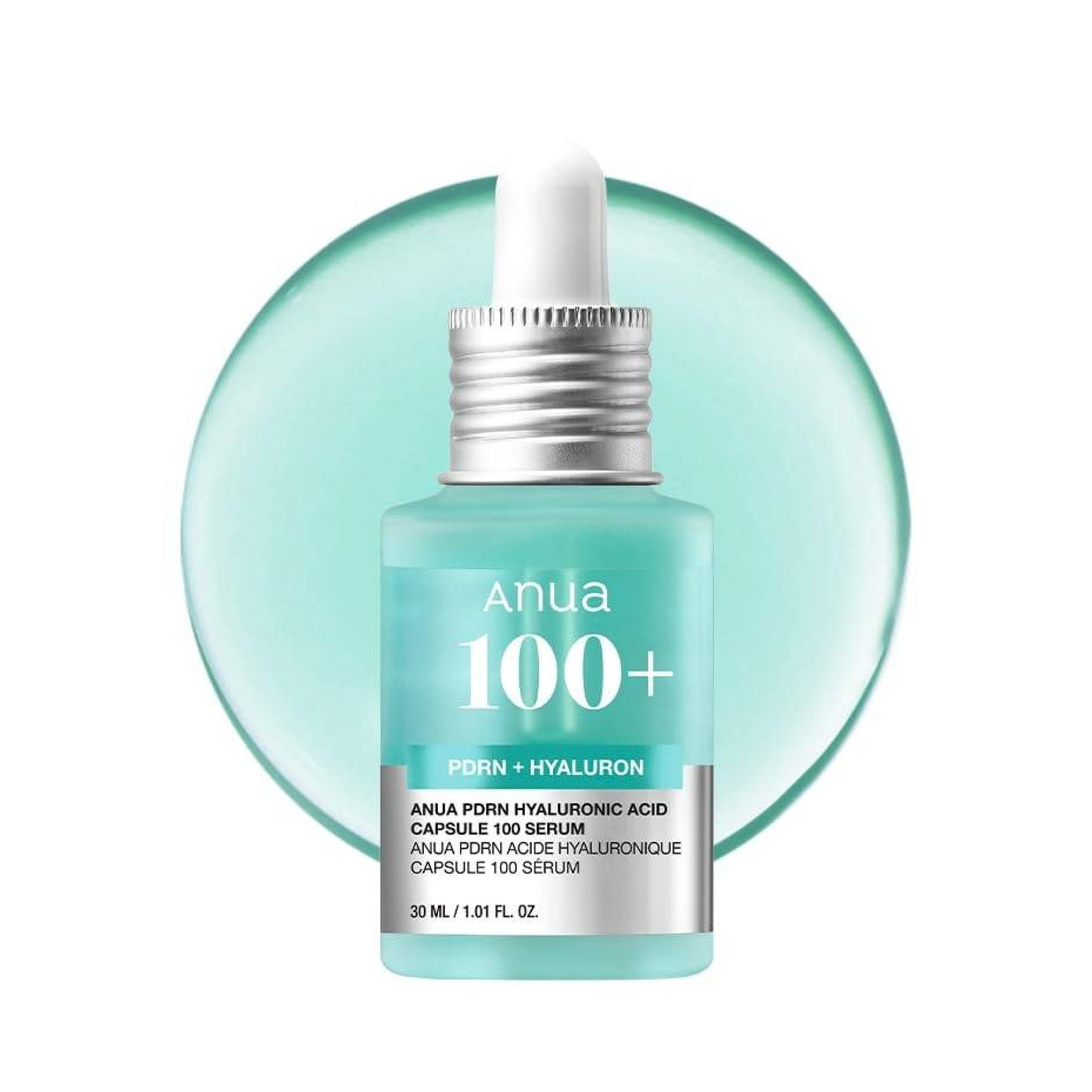 سيروم كبسولات أنوا PDRN وحمض الهيالورونيك 100+ – ترطيب عميق وإصلاح البشرة 30 مل
