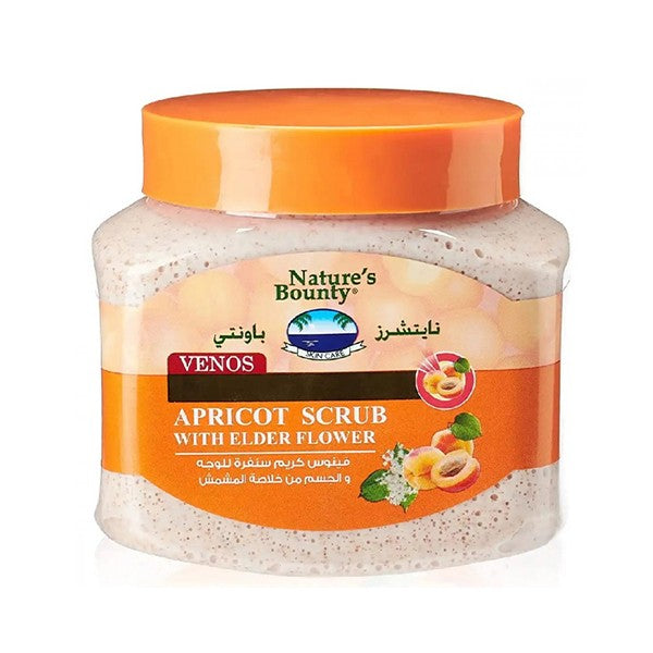 Natures Bounty Scrub 600g Venos apricot