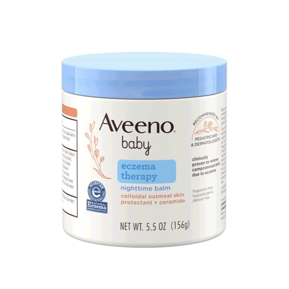 مرهم ترطيب ليلي لعلاج الإكزيما من Aveeno Baby، 156 غرام