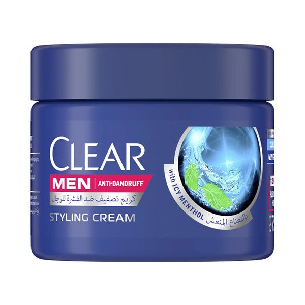 Clear Clear Styling Hair Cream 275ml Anti-Dandruff Men With Ice Menthol