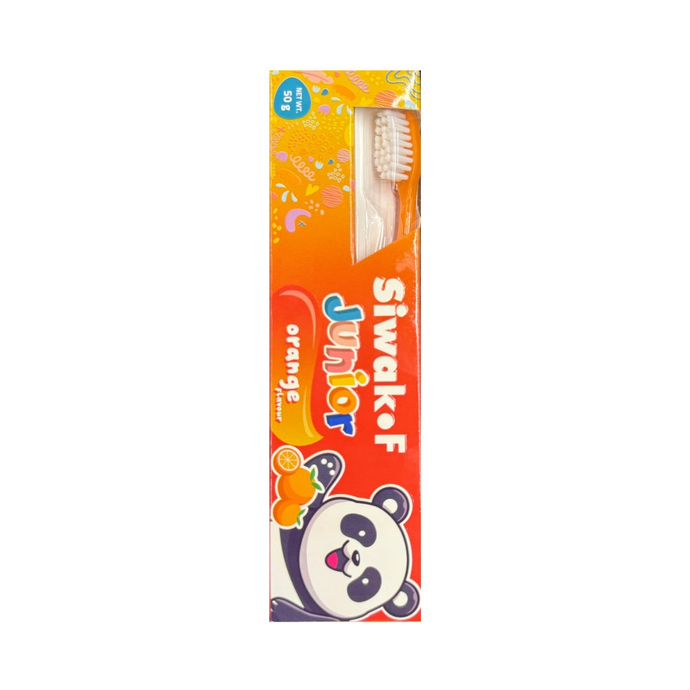 Siwak-F Baby Toothpaste 50g With Orange And Brush