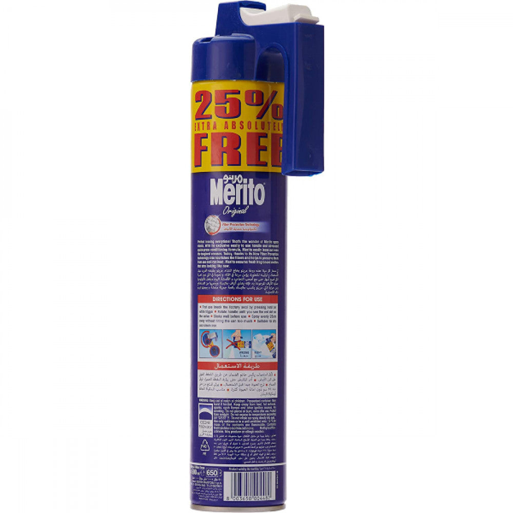 Merito Cloth Spray Starch For Ironing (400ml + 25% Free)