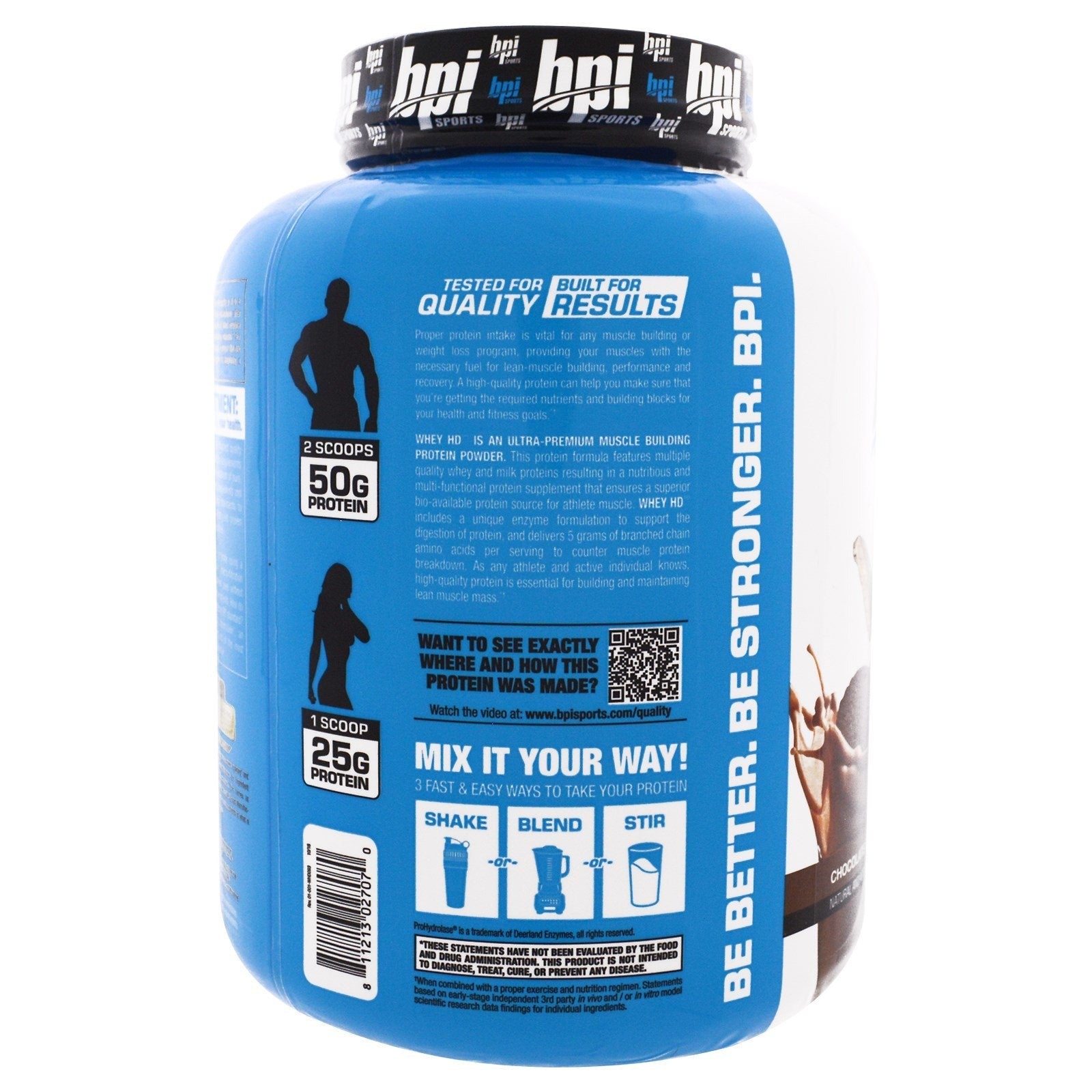 BPI WHEY HD Chocolate Cookie (1,900g) 4.2lbs