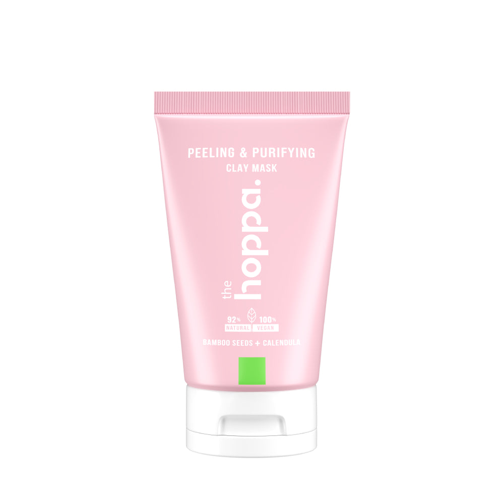 The Hoppa Clay Mask 120ml For Exfoliating And Purifying Skin