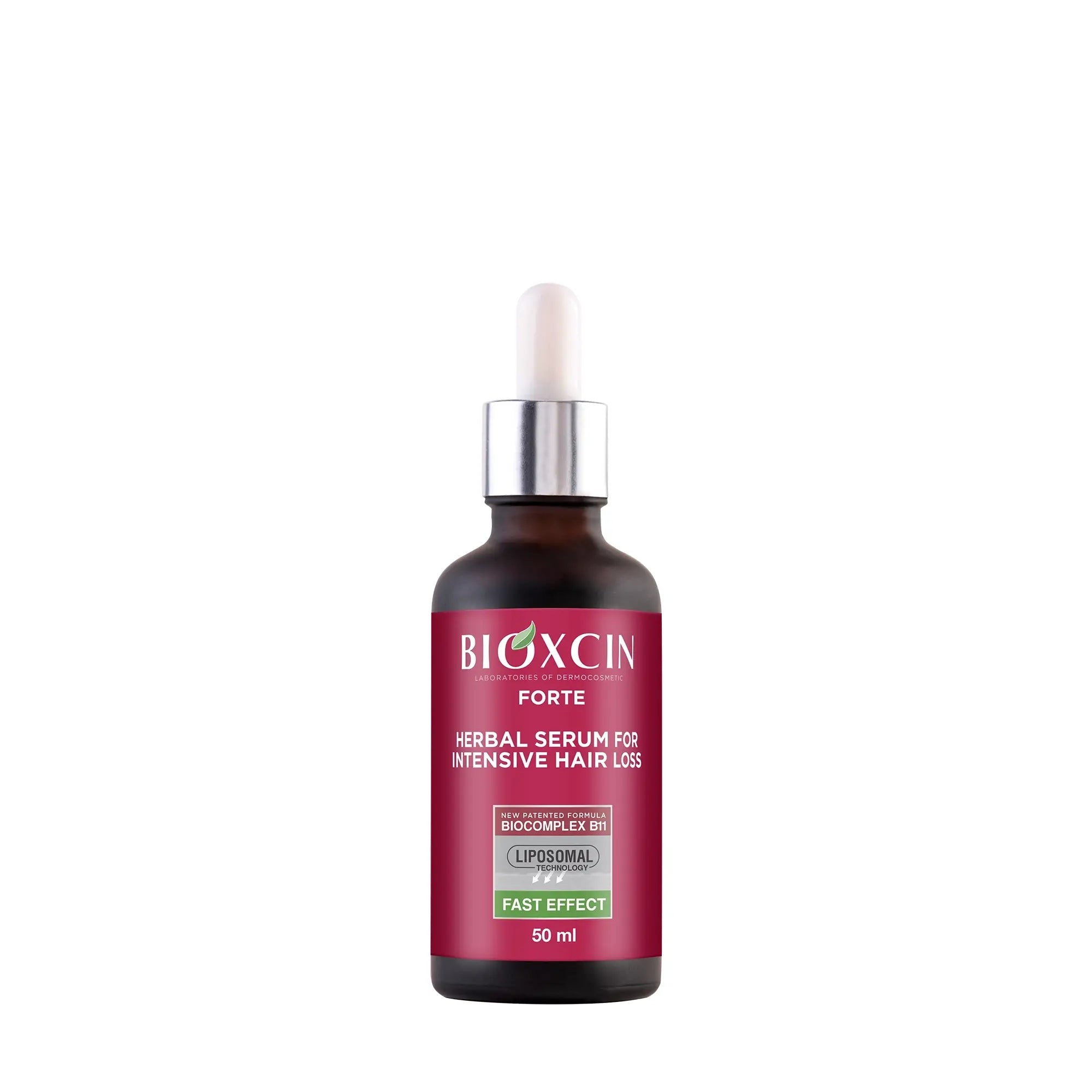 Bioxcin Forte Herbal Hair Serum – Intensive Scalp Care 3-Pack