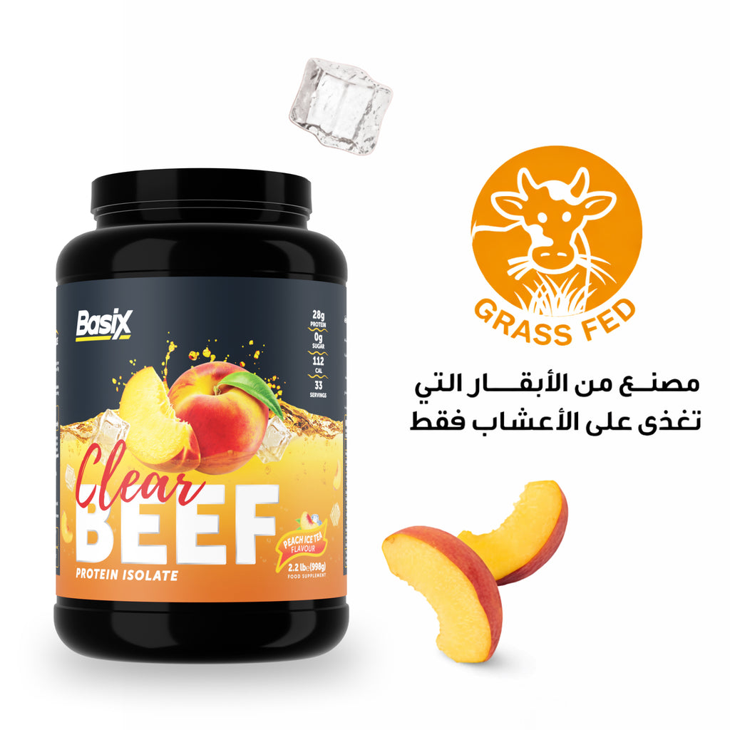 Basix Clear Beef Protein Isolate – Sugar-Free Paleo Supplement Powder