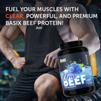 بروتين لحم بقري من باسيكس بنكهة التوت الأزرق 2.2 رطل