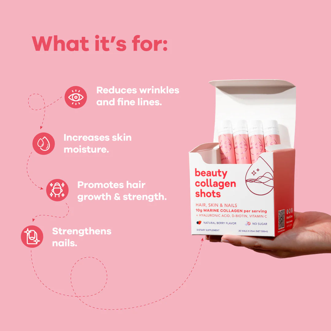 Nutrili Marine Collagen Shots (20) Hair, Skin & Nails 10g