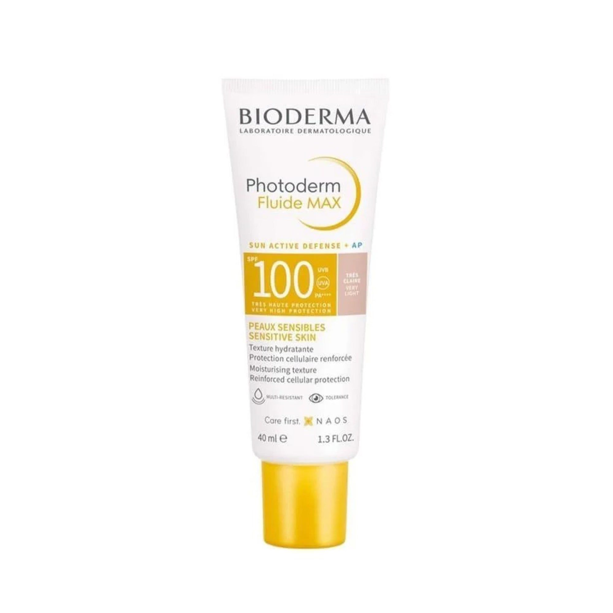 Bioderma Fluid Sunscreen Photoderm Fluid Max Tres Claire Very Light SPF 100 - 40ml